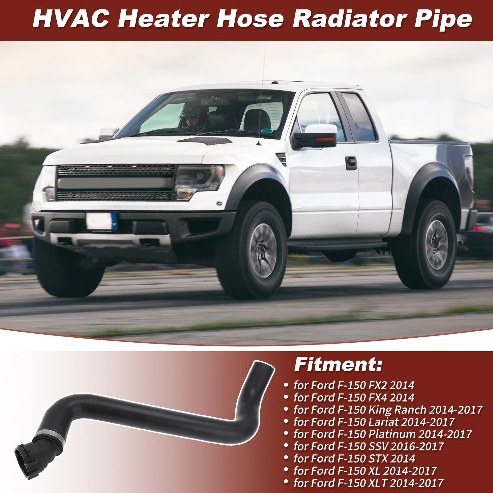 HVAC Heater Water Hose Replacement for Ford F-150 (2014–2017)