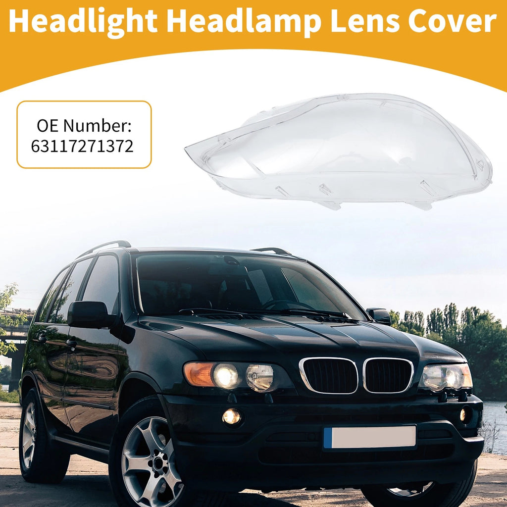Front Right Headlight Lens Cover Replacement for BMW X6 (2008–2014)