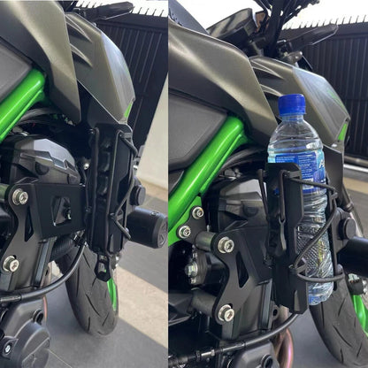 Adjustable Elastic Water Cup Bottle Holder for Motorcycle (Fits 25mm Crash Bar)