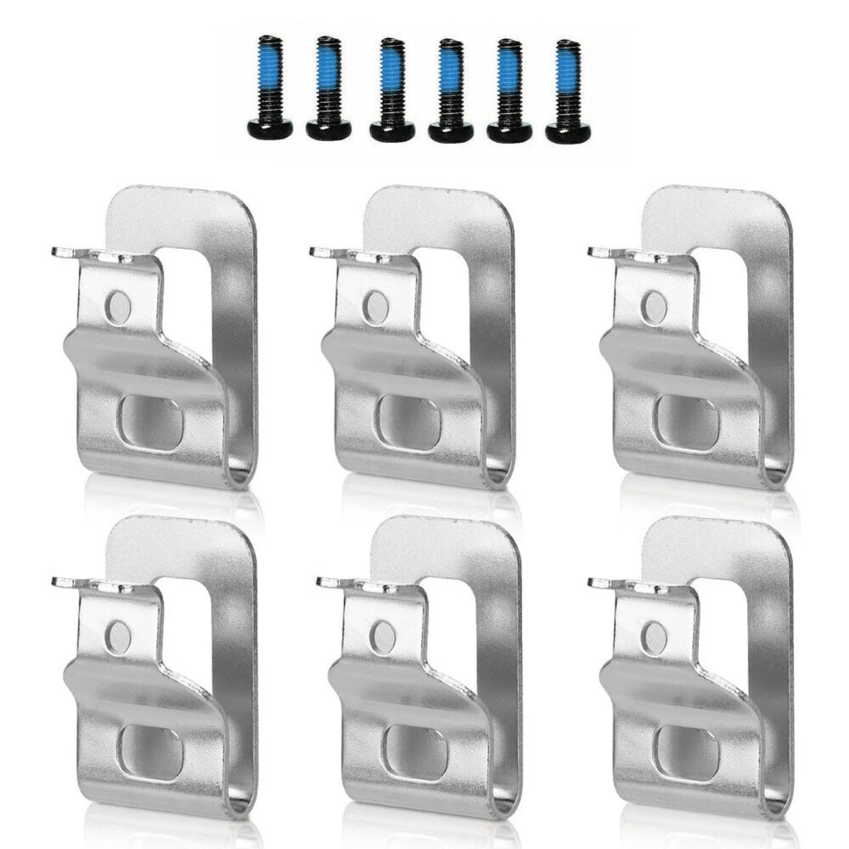 6x Belt Clip Hook Screw Kit for Dewalt 20V Drill Impact Driver Flashlight