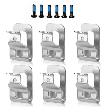 6x Belt Clip Hook Screw Kit for Dewalt 20V Drill Impact Driver Flashlight