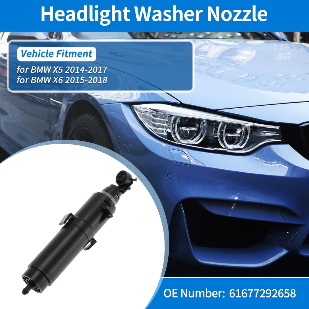 Headlight Washer Nozzle Right Driver Side for BMW X5 (2014–2017)