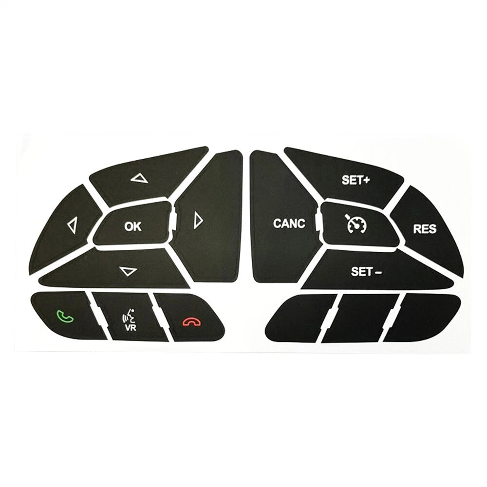 Steering Wheel Button Repair Decal for Dodge Charger (2016–2022)