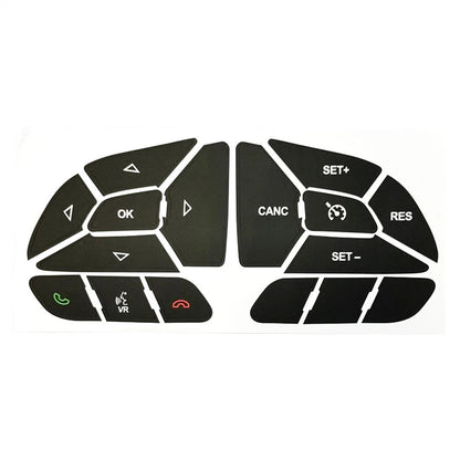 Steering Wheel Button Repair Decal for Dodge Charger (2016–2022)