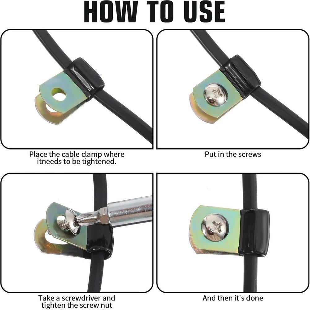 Cable Clamp Set for Neat Cable Routing (Brake Line Clip)