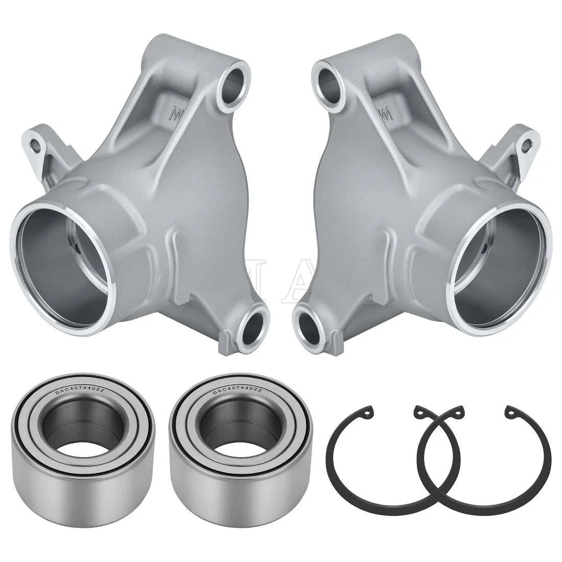 Left & Right Rear Wheel Carriers w/ Bearings Kit for Polaris RZR 4 800 (2010–2014)