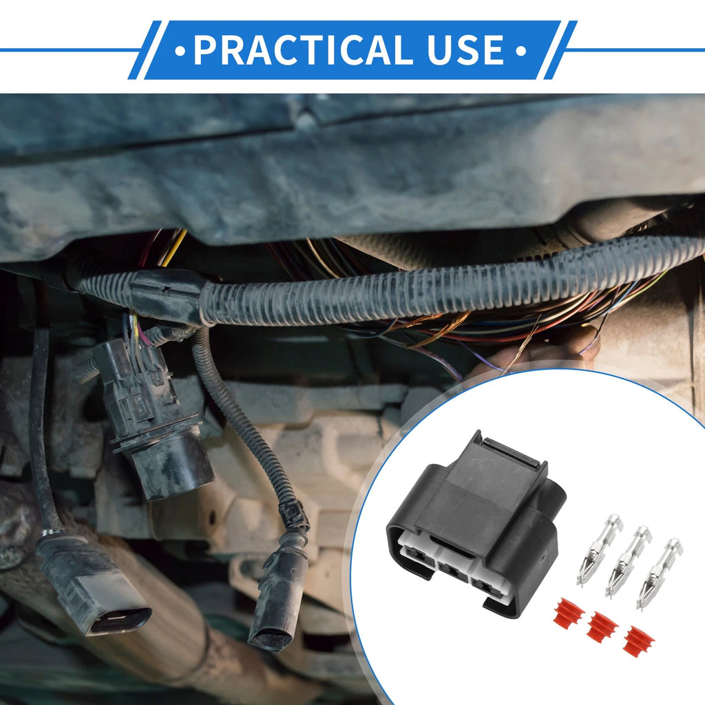 3 Pin Radiator Cooling Fan Connector Plug for Hyundai Kia (1 Set 2011–2019)