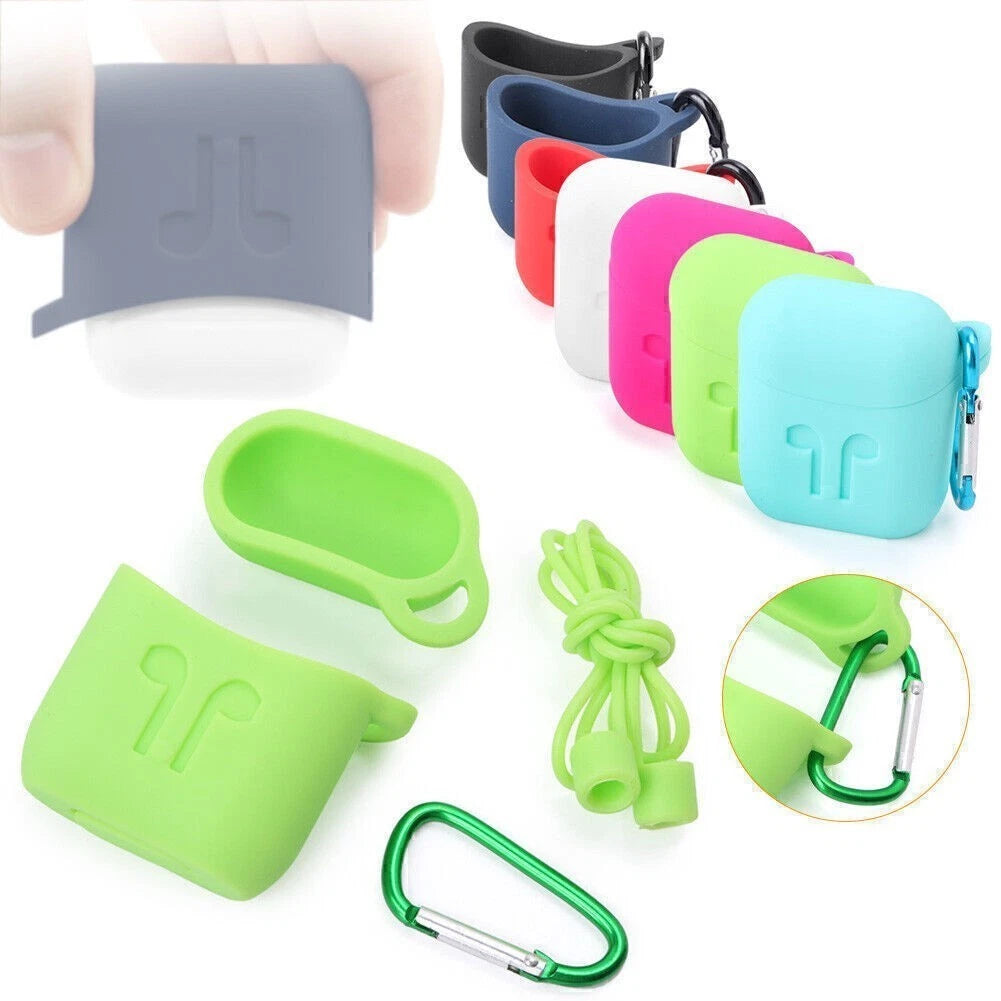 Silicone Shockproof Protective Cover for Apple AirPods (2016–Present)