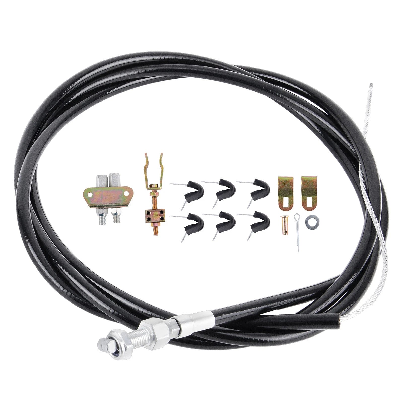 Rear Parking Brake E-Brake System Cable Kit for Wilwood CPB (Universal)