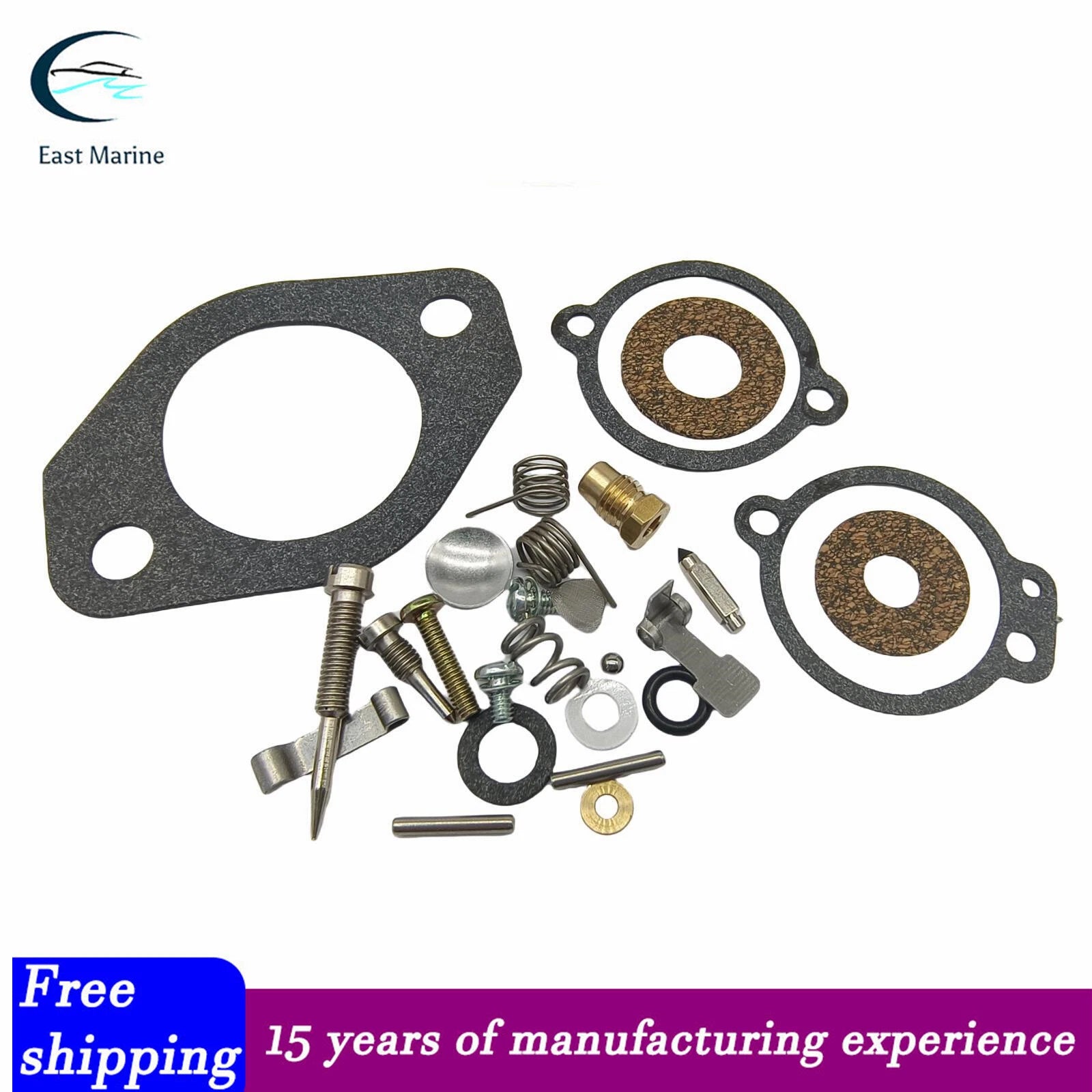 Carburetor Rebuild Kit for Mercury 65-150 Inlines (1965–1975) 1395-5109-1 8424 18-97352