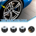 Valve Stem Caps 19x17mm Replacement for Car SUV Bike RV (4 Pack)