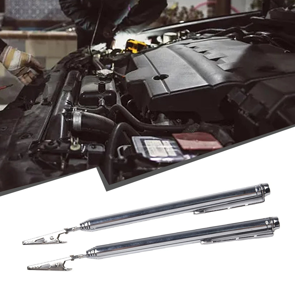 2X Telescopic Clips for Fastening Tools with Pen Clip