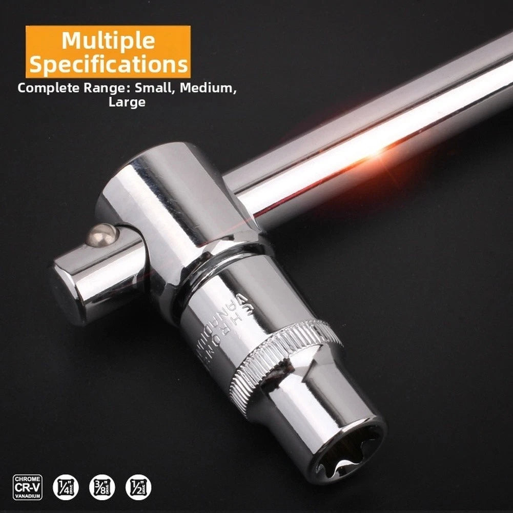 Chrome Vanadium T-Bar Sliding Socket Wrench for Mechanical Maintenance