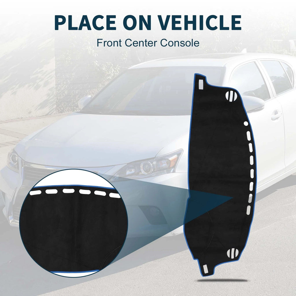 Dashboard Dash Cover Mat Replacement for Lexus CT 200H (2011–2017) Sun Pad