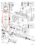 Water Pump Repair Kit for Evinrude Johnson 40-60 HP (5000308, 0438593, 0769459)