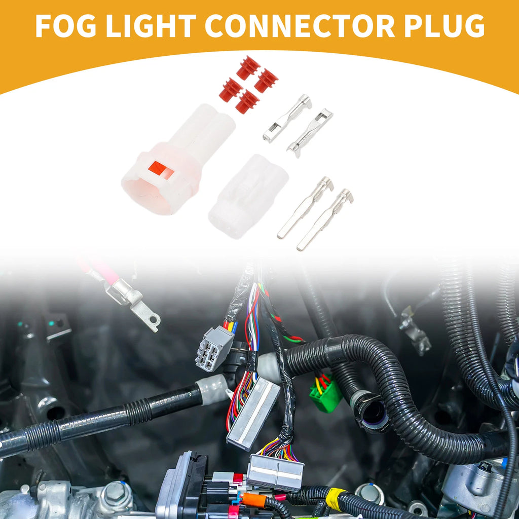 2 Pin Fog Light Connector Plug for Yamaha (1 Set)