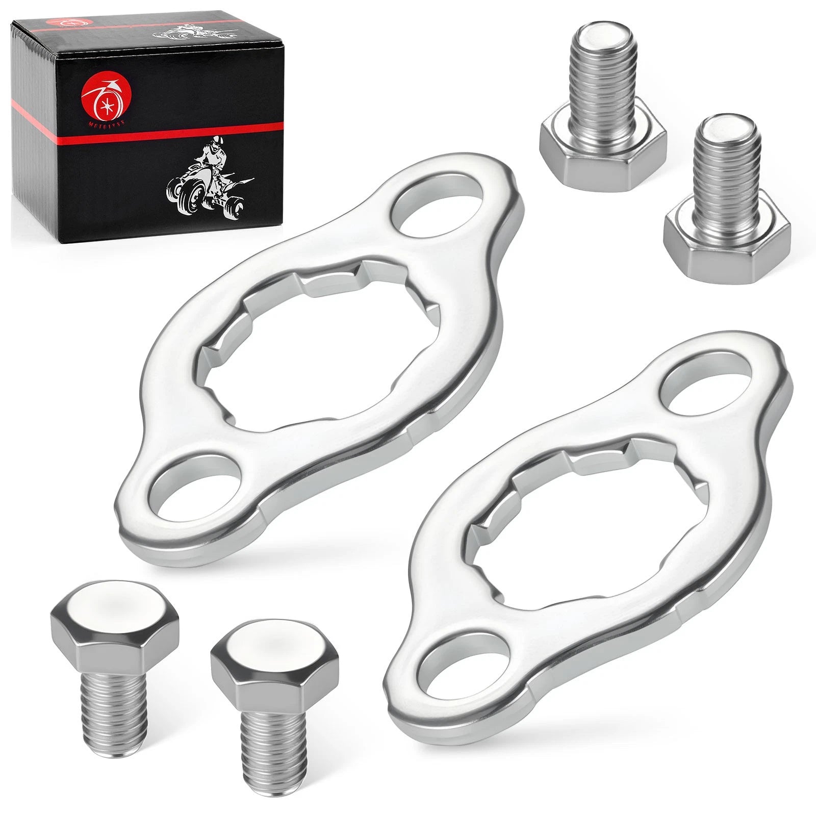 2X Engine Front Sprocket Retainer Plate w/Bolt 6X10 for Honda XR100R (1985–2003)