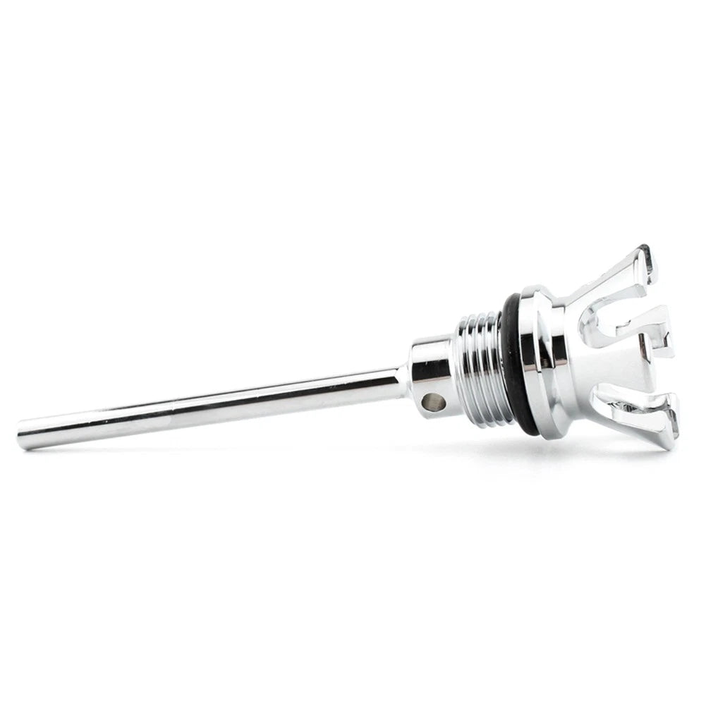 Chrome Oil Dipstick Transmission Fill Plug for Harley Davidson Softail Breakout