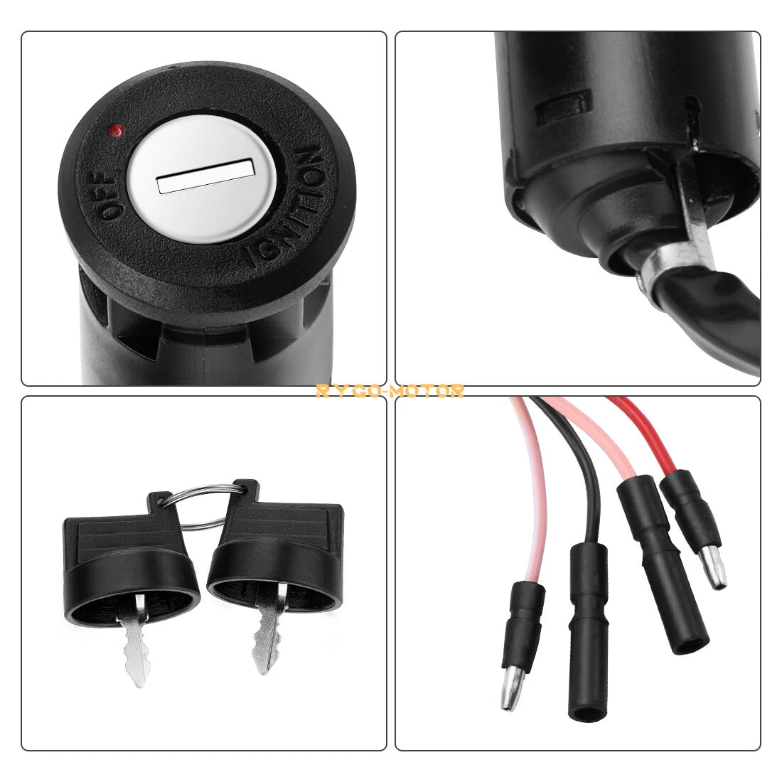 Ignition Key Switch for Honda TRX300 Fourtrax 1990–2000