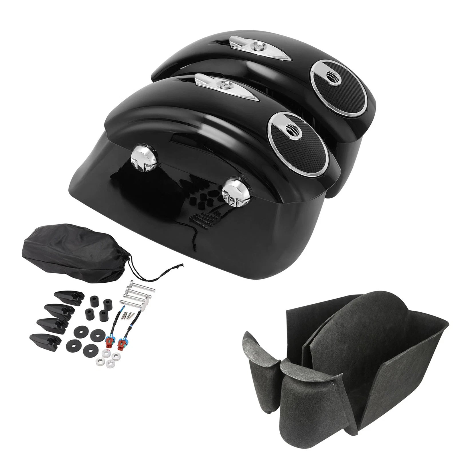 Saddlebag Electronic Latch Set for Indian Chieftain Roadmaster (2014–2023)