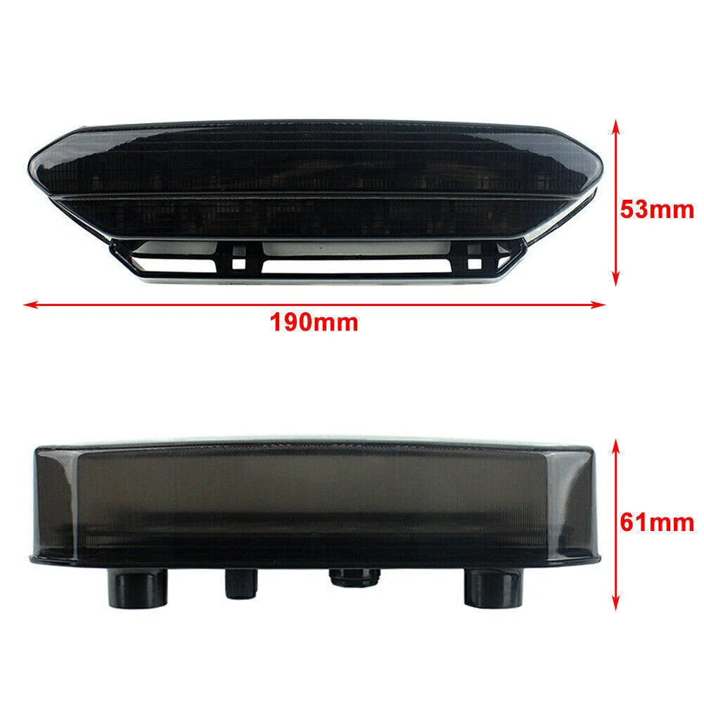 Smoke LED Tail Light Assembly for Yamaha YFZ450 (2006–2009)
