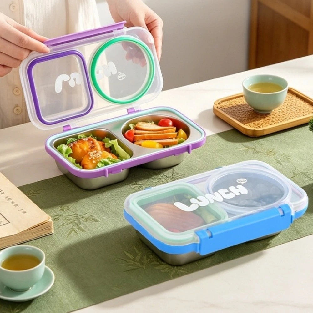 Insulated Lunch Box Thermal Snack Containers 304 Stainless Steel