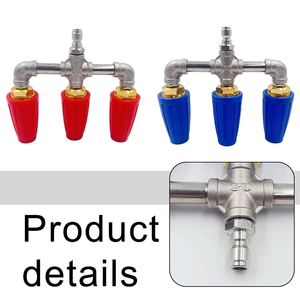 360 Rotation Turbo Nozzle for Various Cleaning Projects