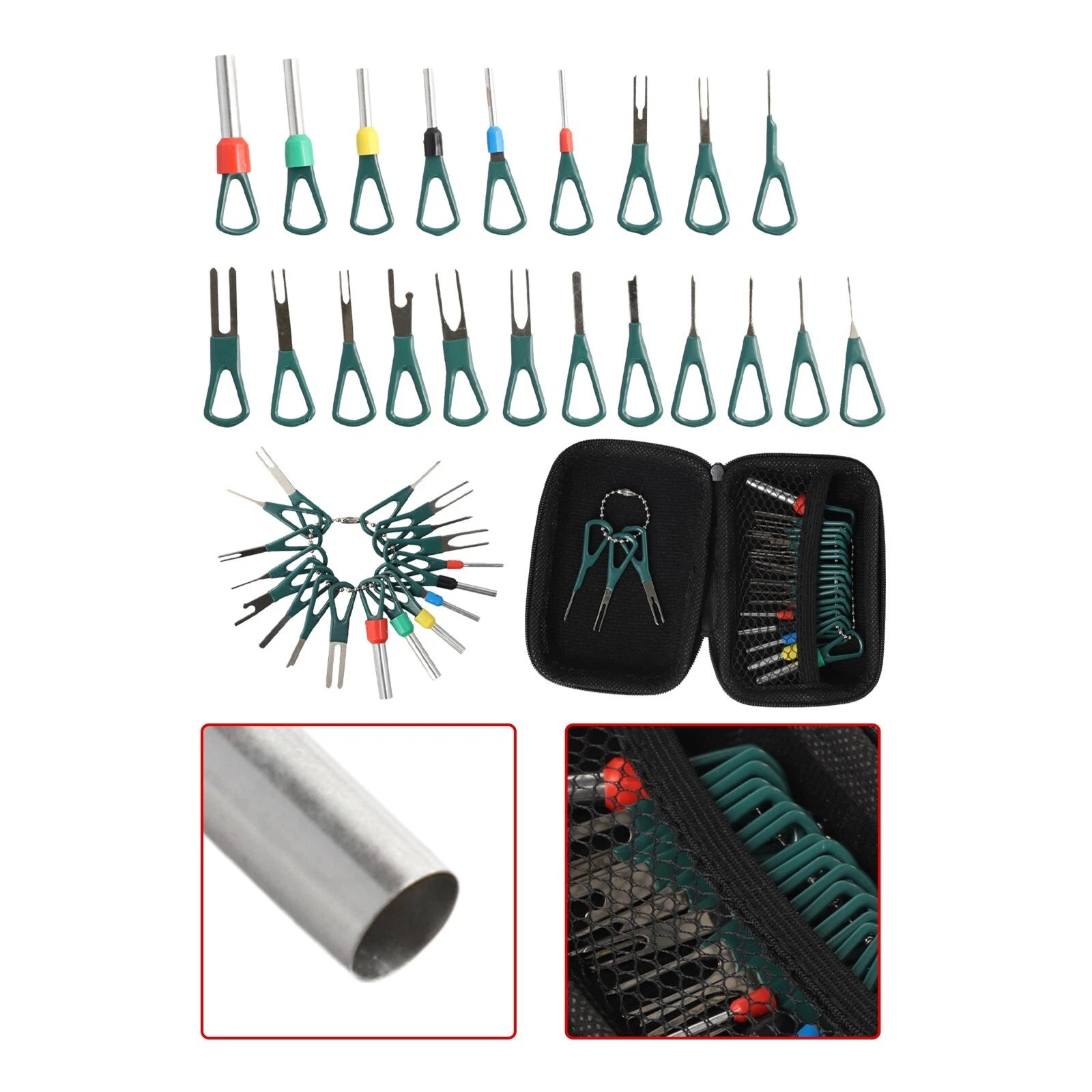 21PCS Wire Connector Pin Release Tool Set for Automotive Terminals