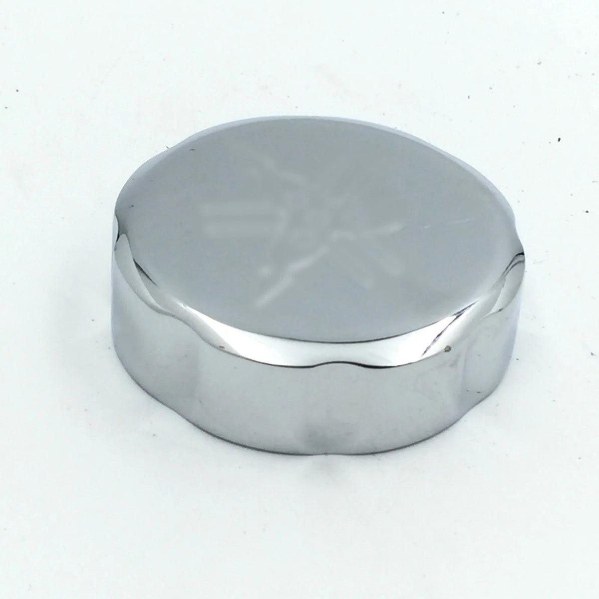 Chrome Front Master Cylinder Fluid Reservoir Cap Cover for Yamaha YZF R1 R6 (2000–2023)