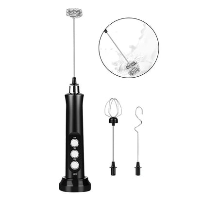 Electric Milk Foam Maker for Lattes (USB, 3 Speed Options)