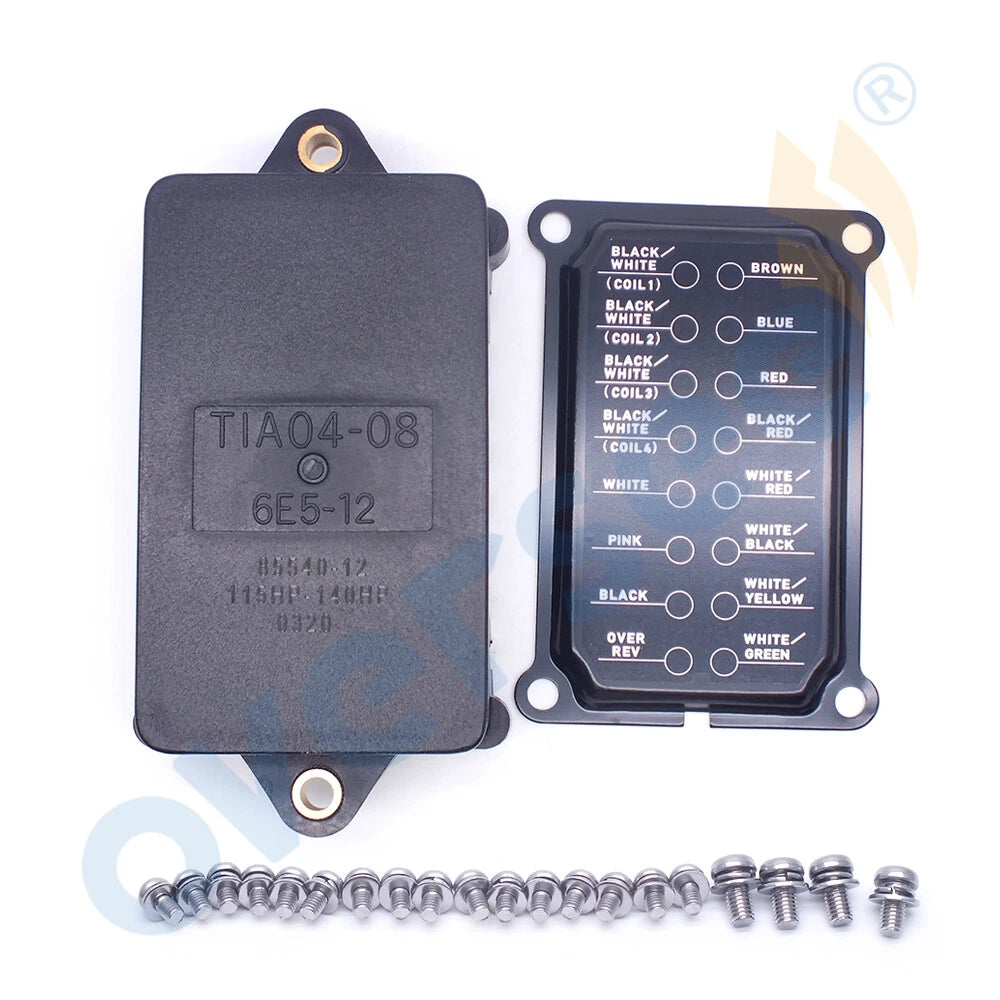 CDI Unit Assy 6E5-85540-12 for Yamaha 115-130HP Outboard (115ETLG, L130ETXF)