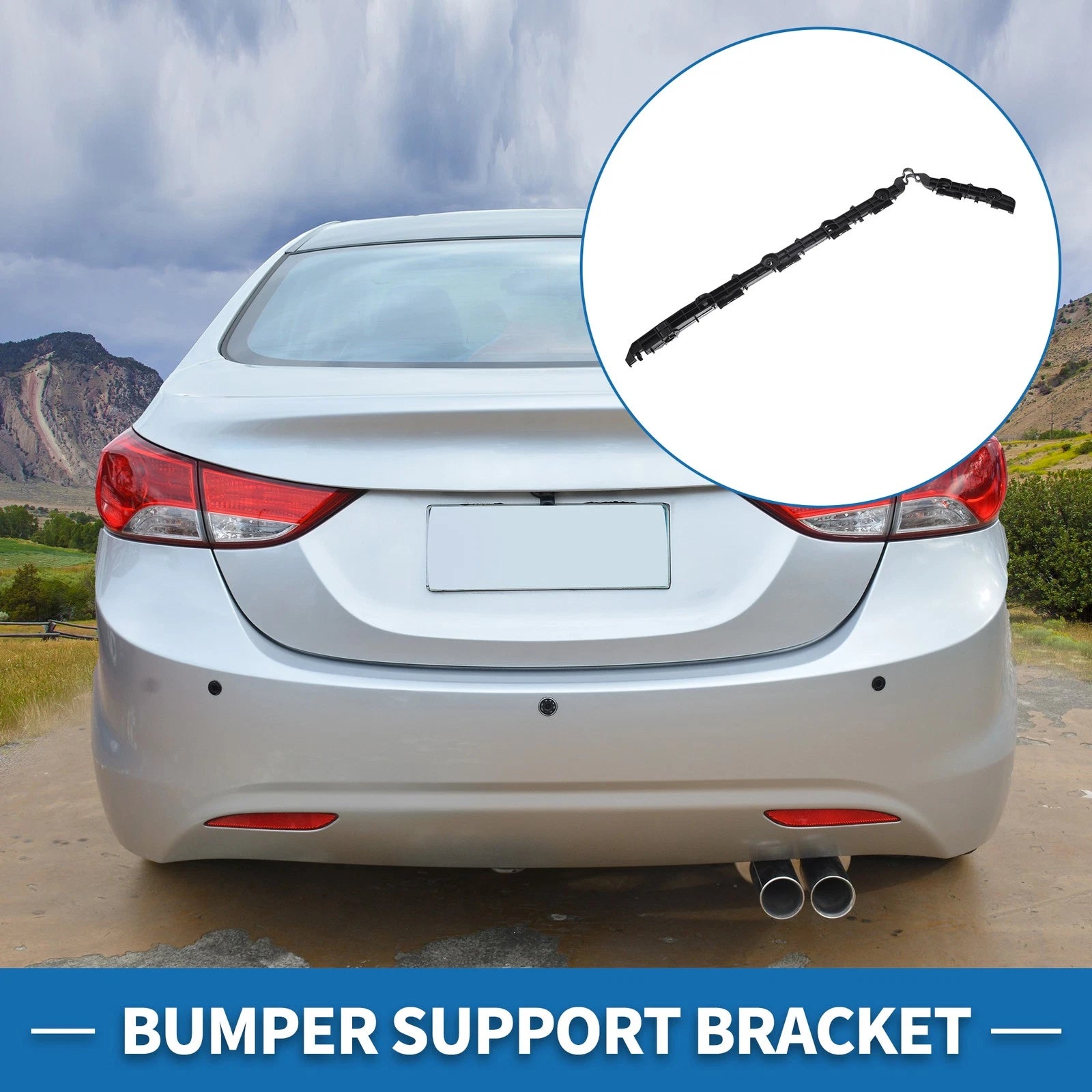 Right Rear Bumper Retainer Bracket Replacement for Toyota Camry (2012–2014)
