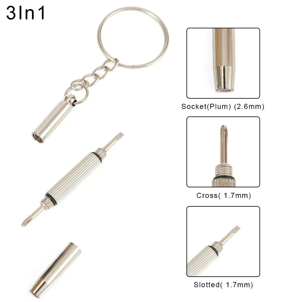 1-Piece Mini Screwdriver Tool for Watch, Glasses, Phone, PC
