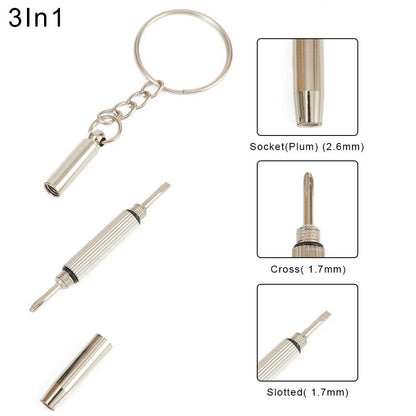 1-Piece Mini Screwdriver Tool for Watch, Glasses, Phone, PC