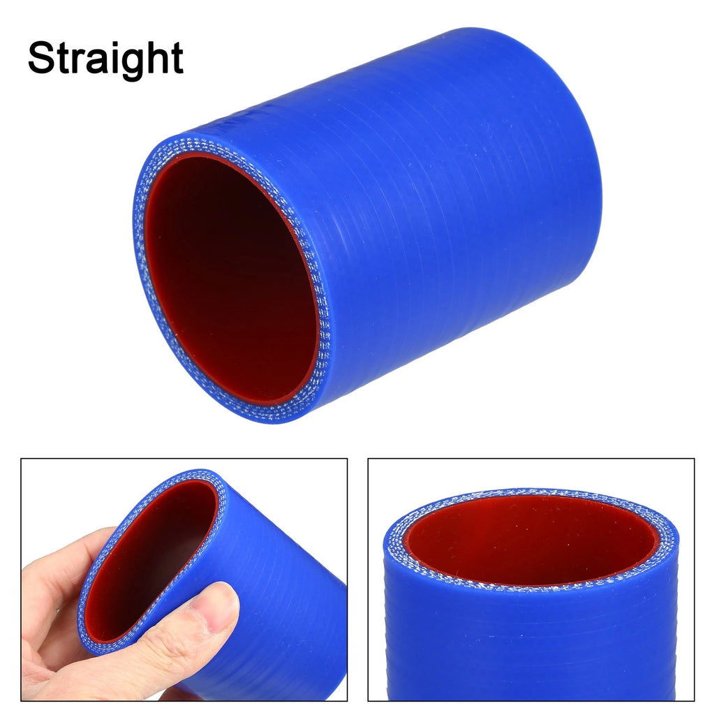 2" ID Straight Silicone Reducer Hose for Car (Intercooler, Blue)