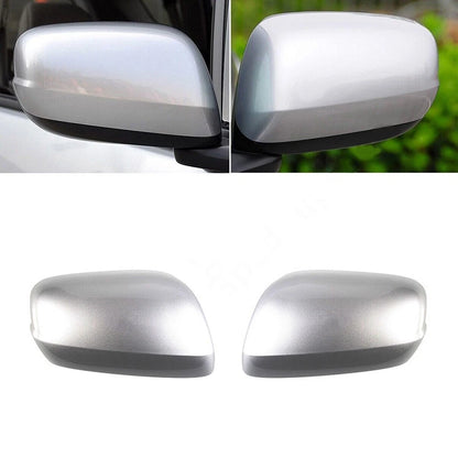 Silver Tone Mirror Housing Cover for Honda Fit (2009–2013)