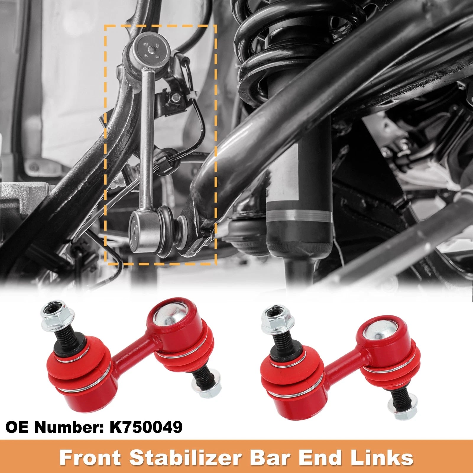 2pcs Front Sway Bar Links Replacement for Subaru Forester Impreza Legacy Outback (2008–2020)