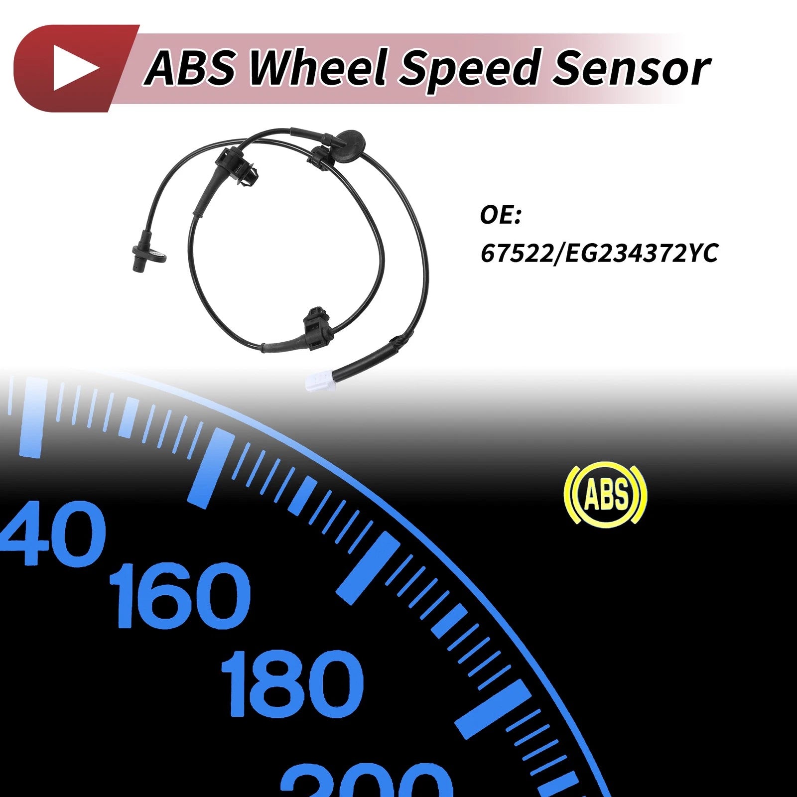 ABS Wheel Speed Sensor Replacement for Mazda CX-7 Front Right (2007–2012)