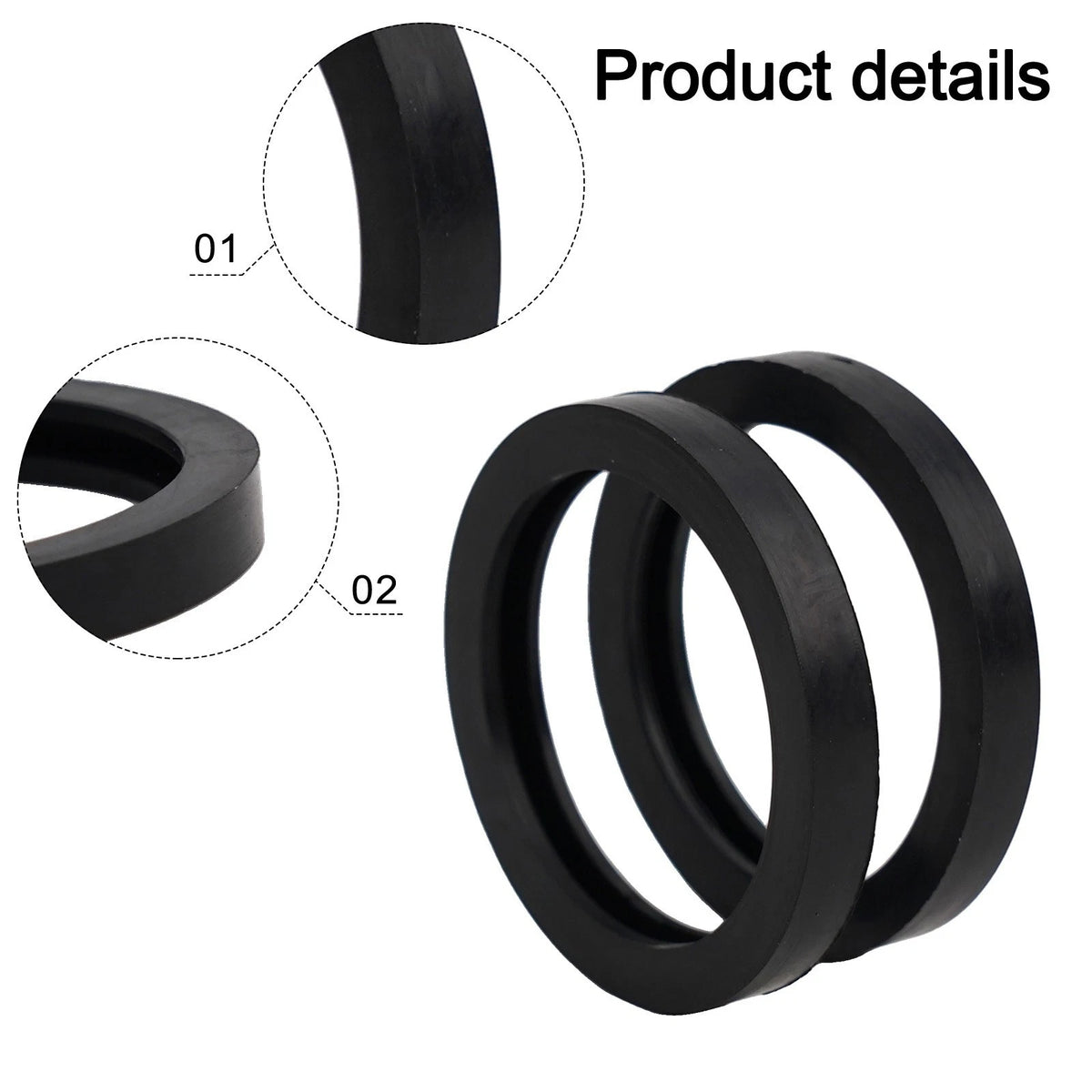 10X Rubber Leakproof Gaskets for Gas Can Spout Seals