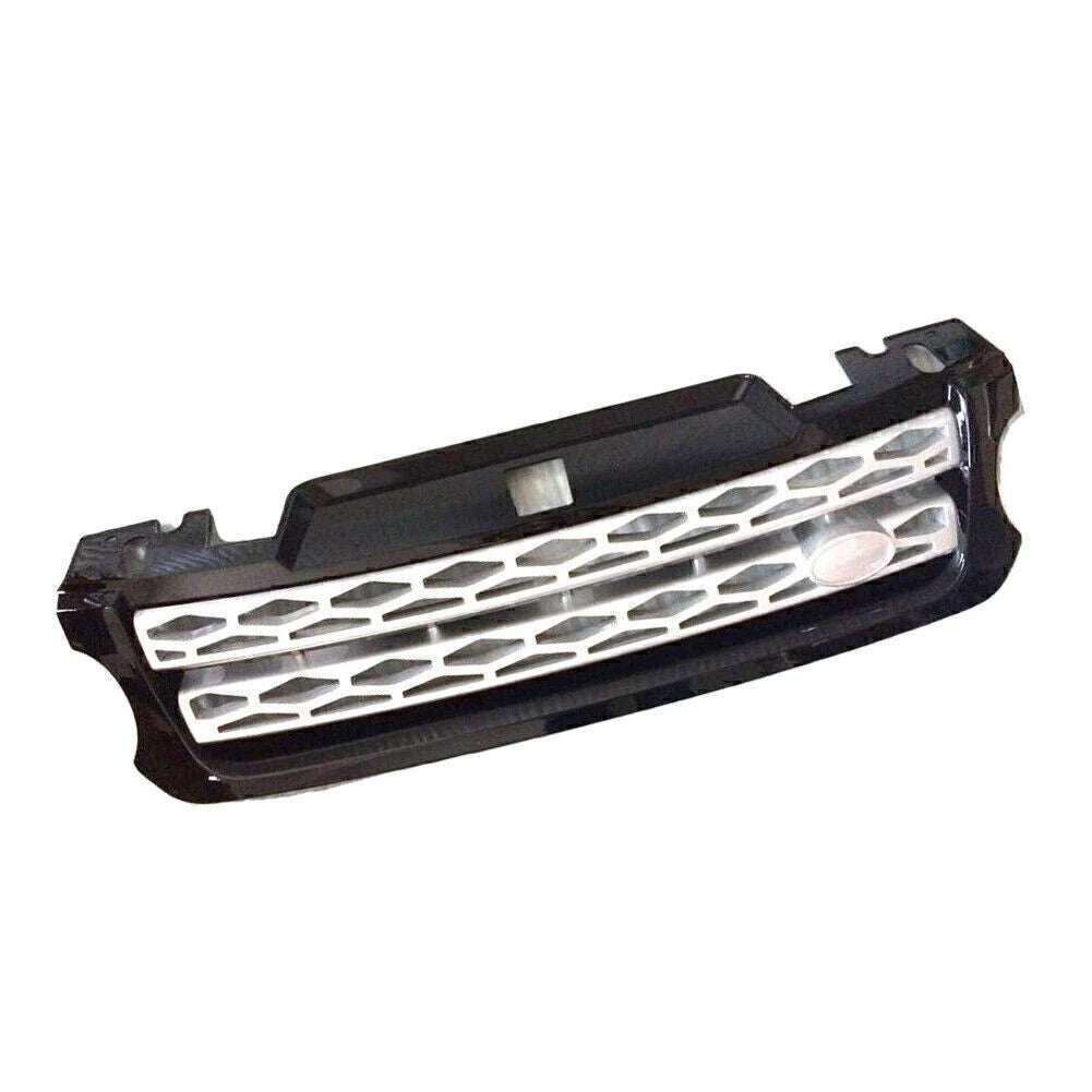 Front Bumper Upper Mesh Grille for Range Rover Sport (2014–2017) Black Silver