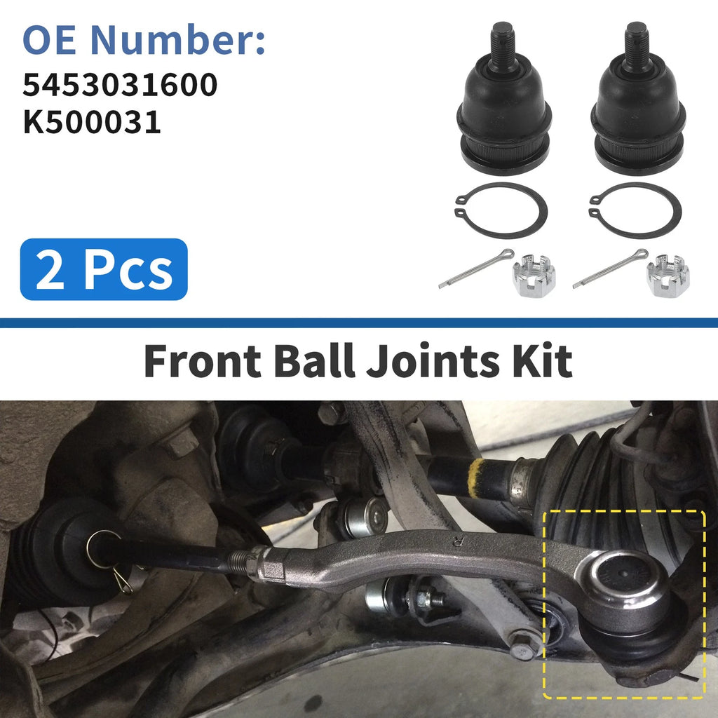 2 Pcs Front Lower Ball Joints Replacement for Hyundai Elantra (1995–2006)