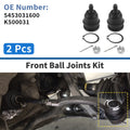 2 Pcs Front Lower Ball Joints Replacement for Hyundai Elantra (1995–2006)