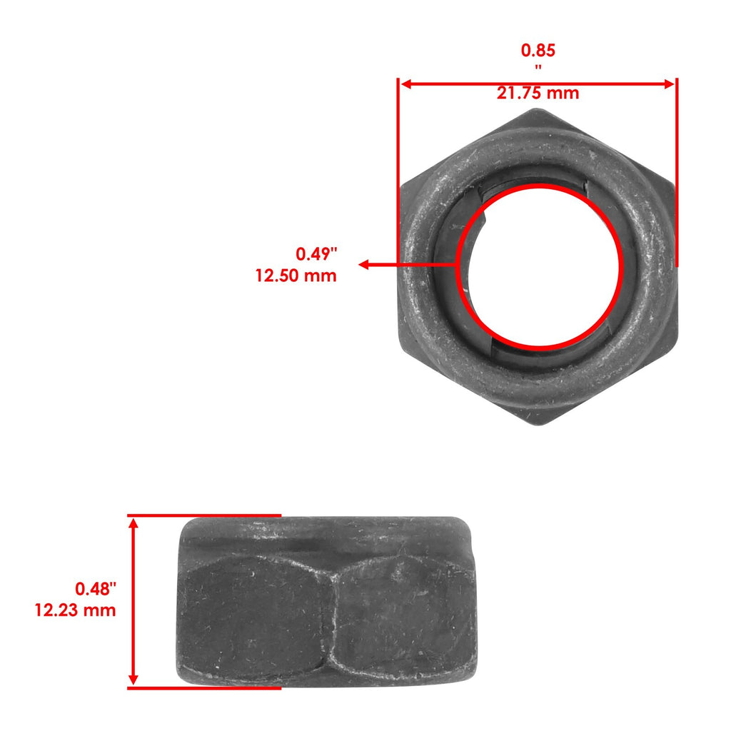 Wheel Hub Nuts Replacement Set for Yamaha Banshee 350 YFZ350SE (2005–2006)
