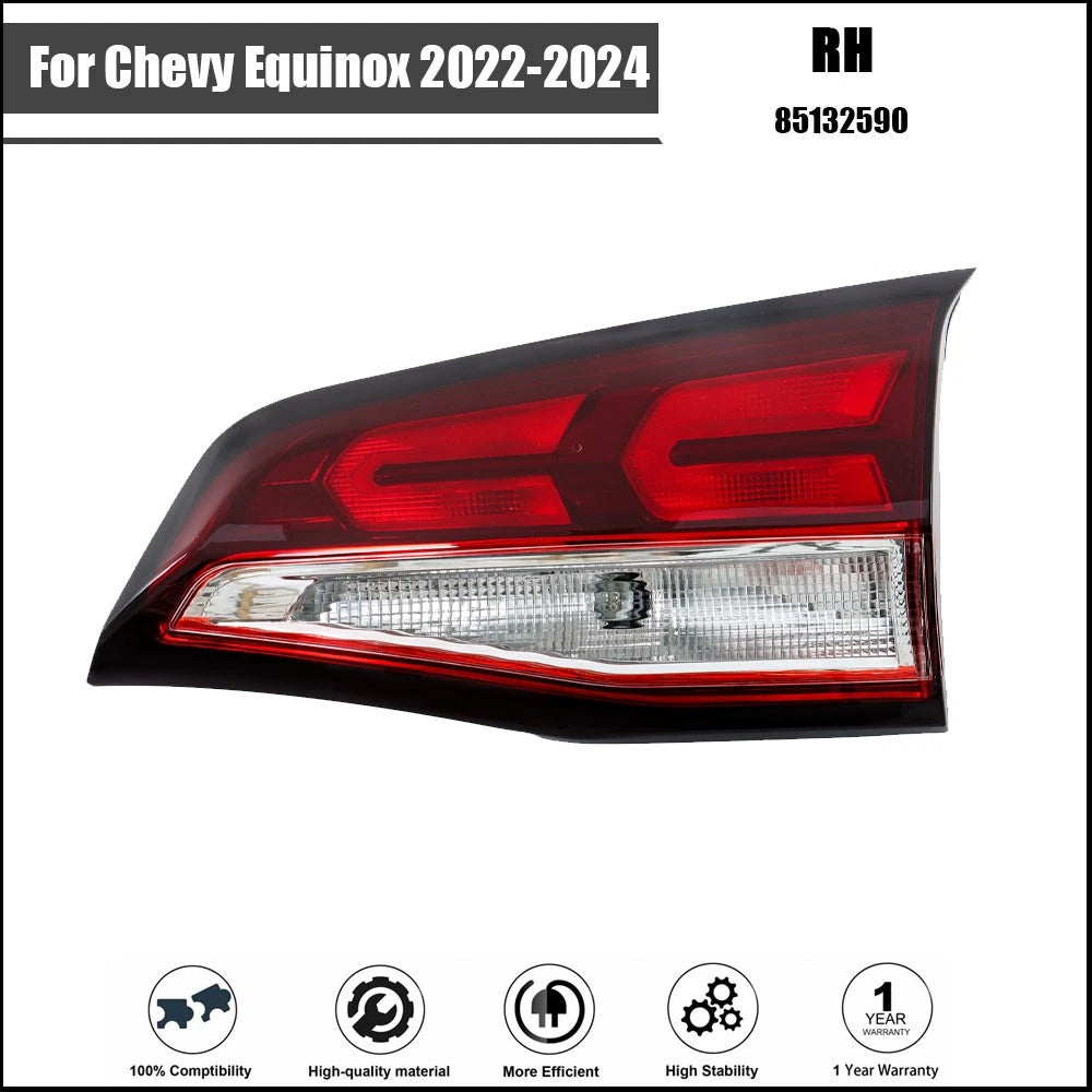 Tail Light Assembly Right Rear Halogen for Chevy Equinox (2022–2024)
