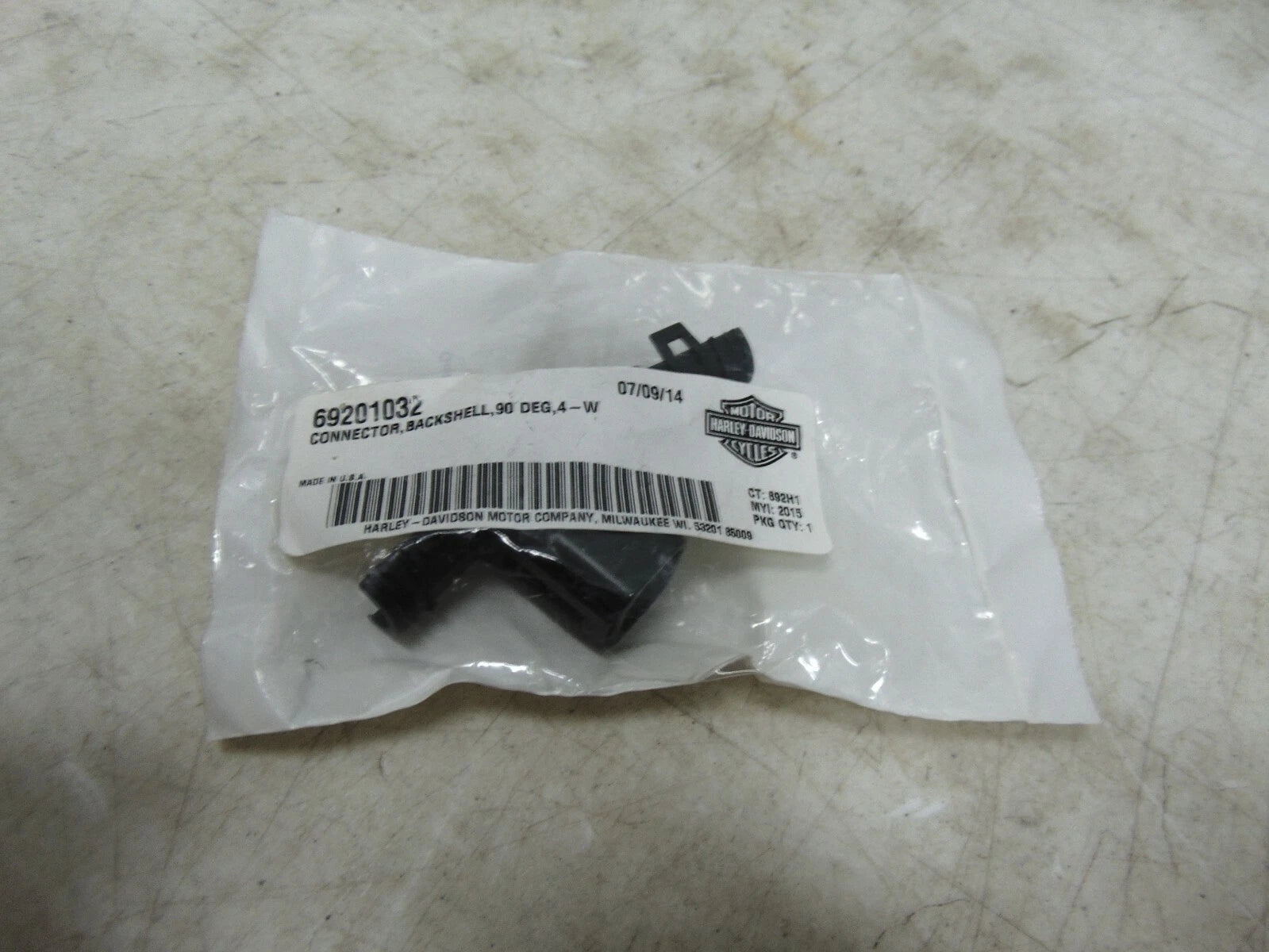 OEM 4-Way Wire Connector Backshell for Harley-Davidson (1990–2023)