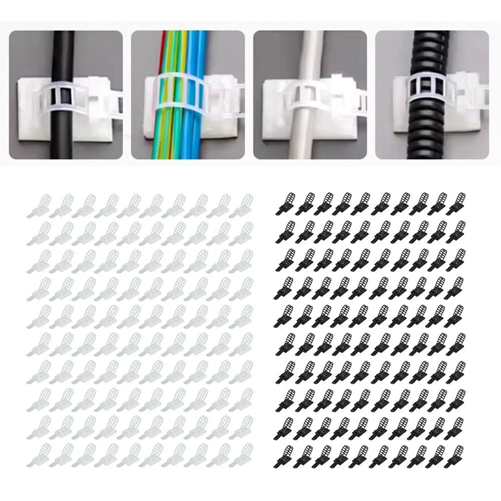 Adjustable Cable Clips and Ties for Efficient Cable Management
