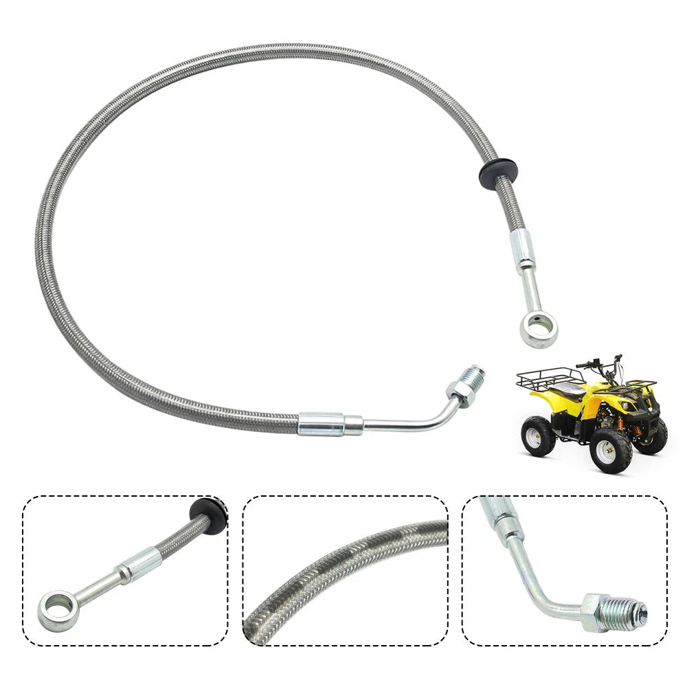 Front Braided Brake Hose Line for Arctic Cat ATV 250 300 400 (2003–2004) 0402-986