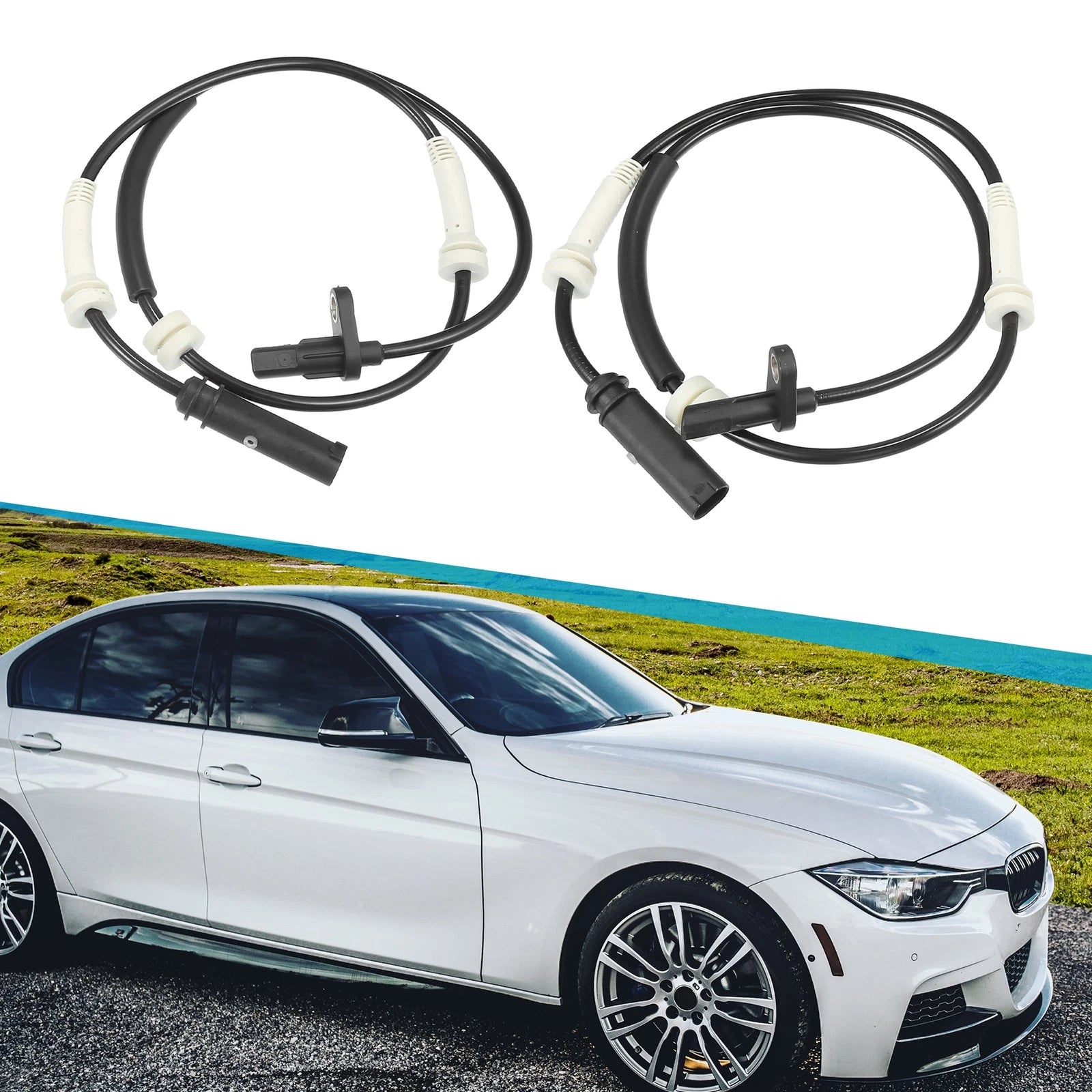 ABS Wheel Speed Sensor Front Left Right Replacement for BMW 228i (2016–2016)