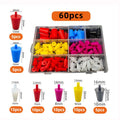 60-Piece Tapered Silicone Cones for High Temperature Tasks