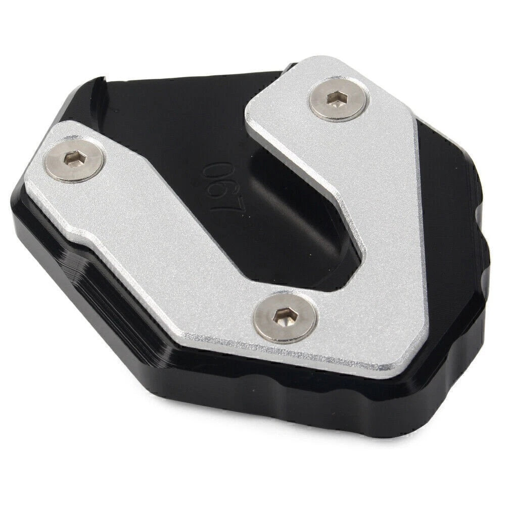 1pc Kickstand Side Stand Enlarger Plate for Yamaha MT09 Tracer (2015–2017) Black
